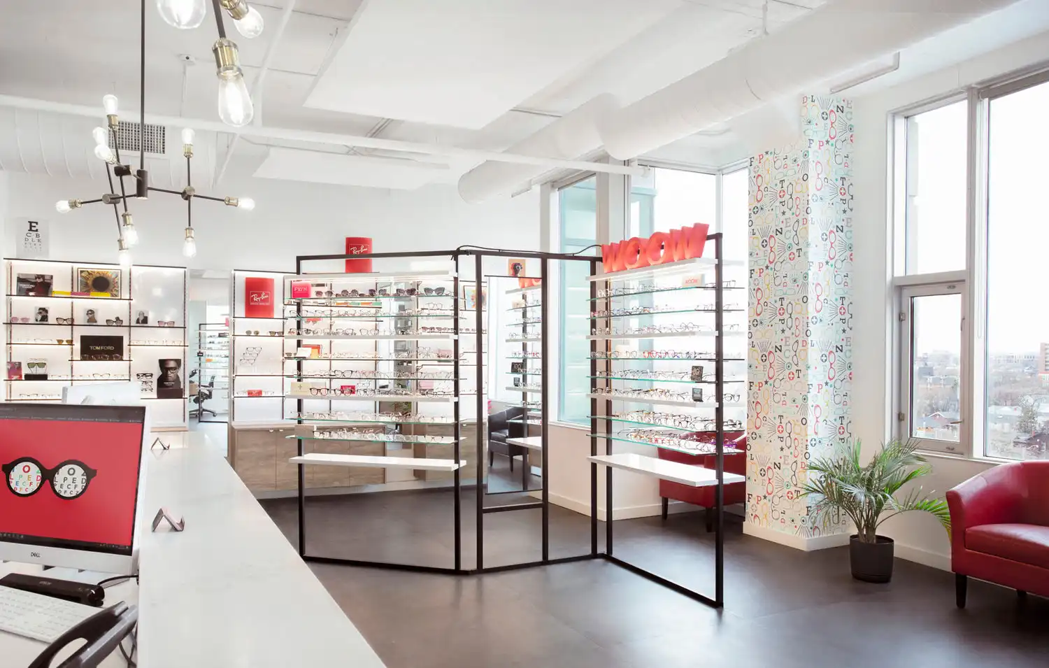 Spadina Optometry clinic interior