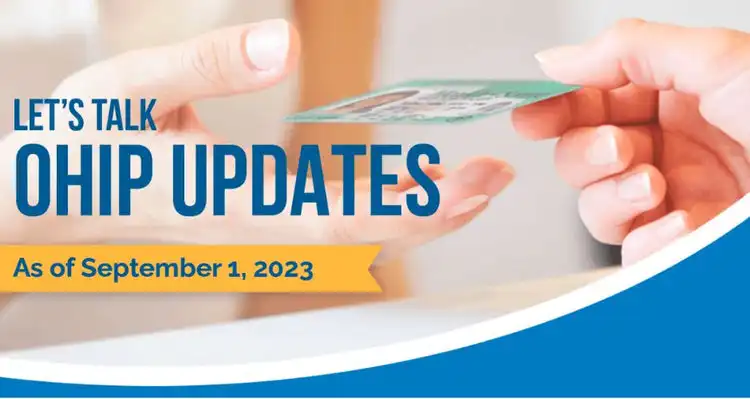 OHIP Changes as of Sep 1, 2023